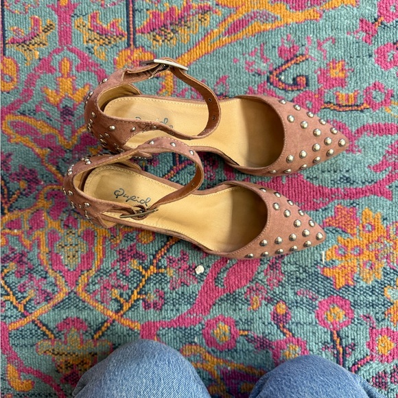 Pink Studded Heels - Picture 7 of 7